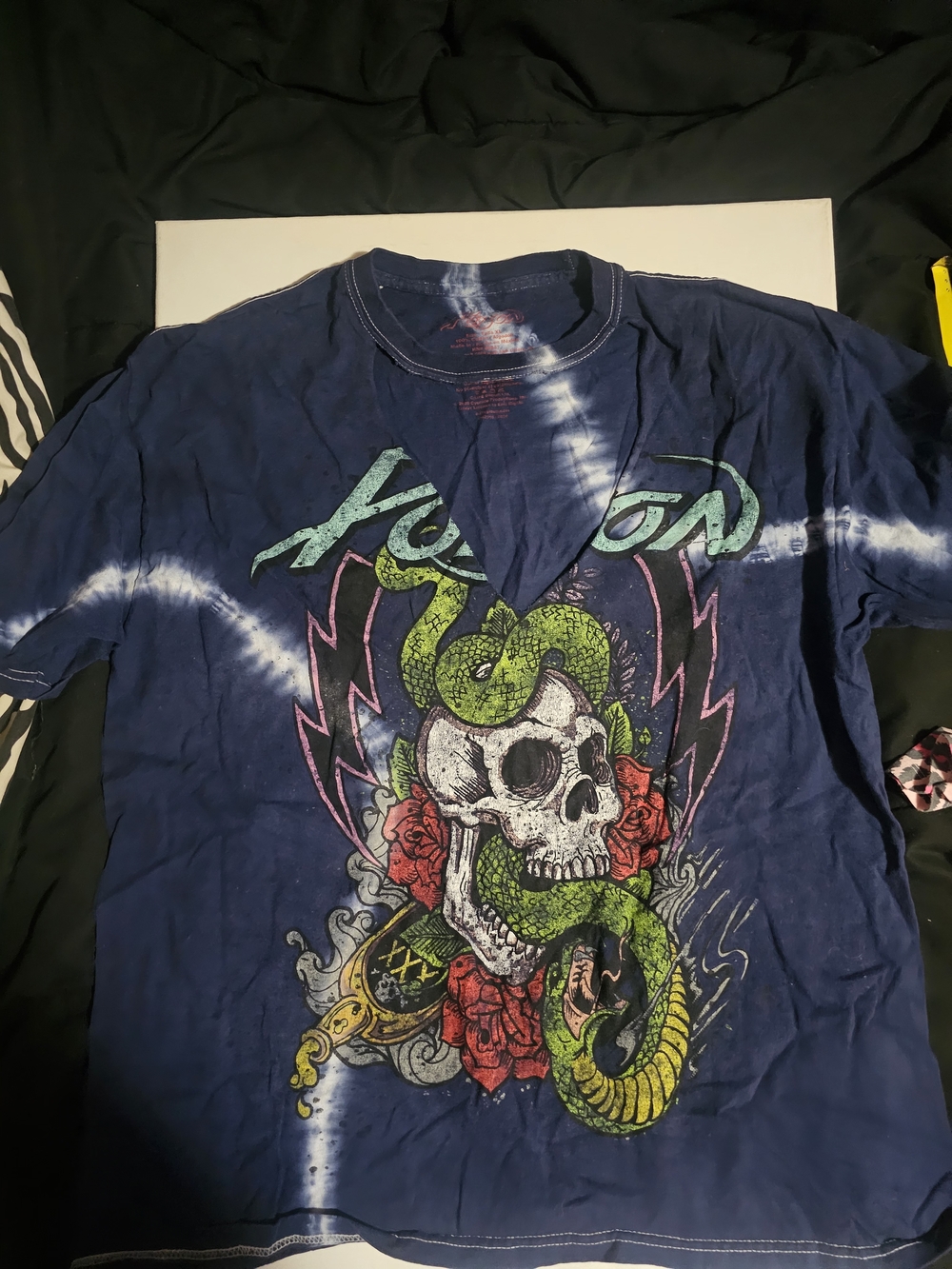 Poison Skull & Snake Graphic Short Sleeve Tee